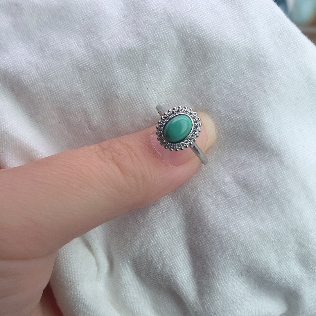 绿松石银S925镶嵌珠宝奇石