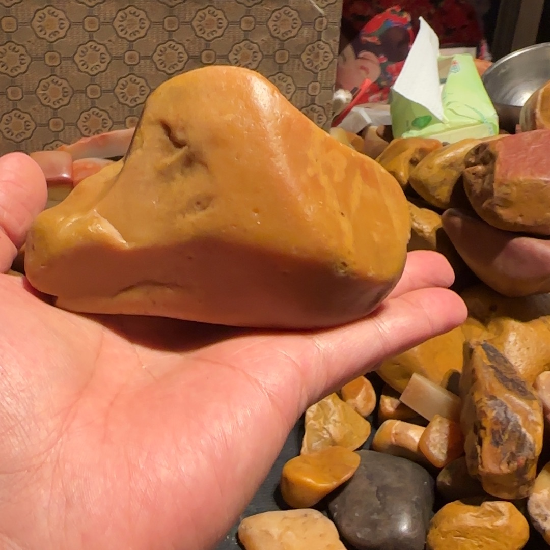 老挝石田黄原石，．．．