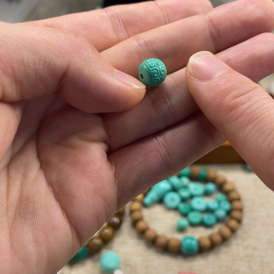 原生态湖北矿小配饰，直径9