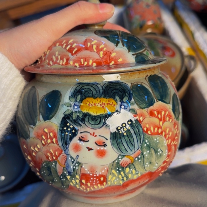 瓷片景德镇陶瓷手工手绘