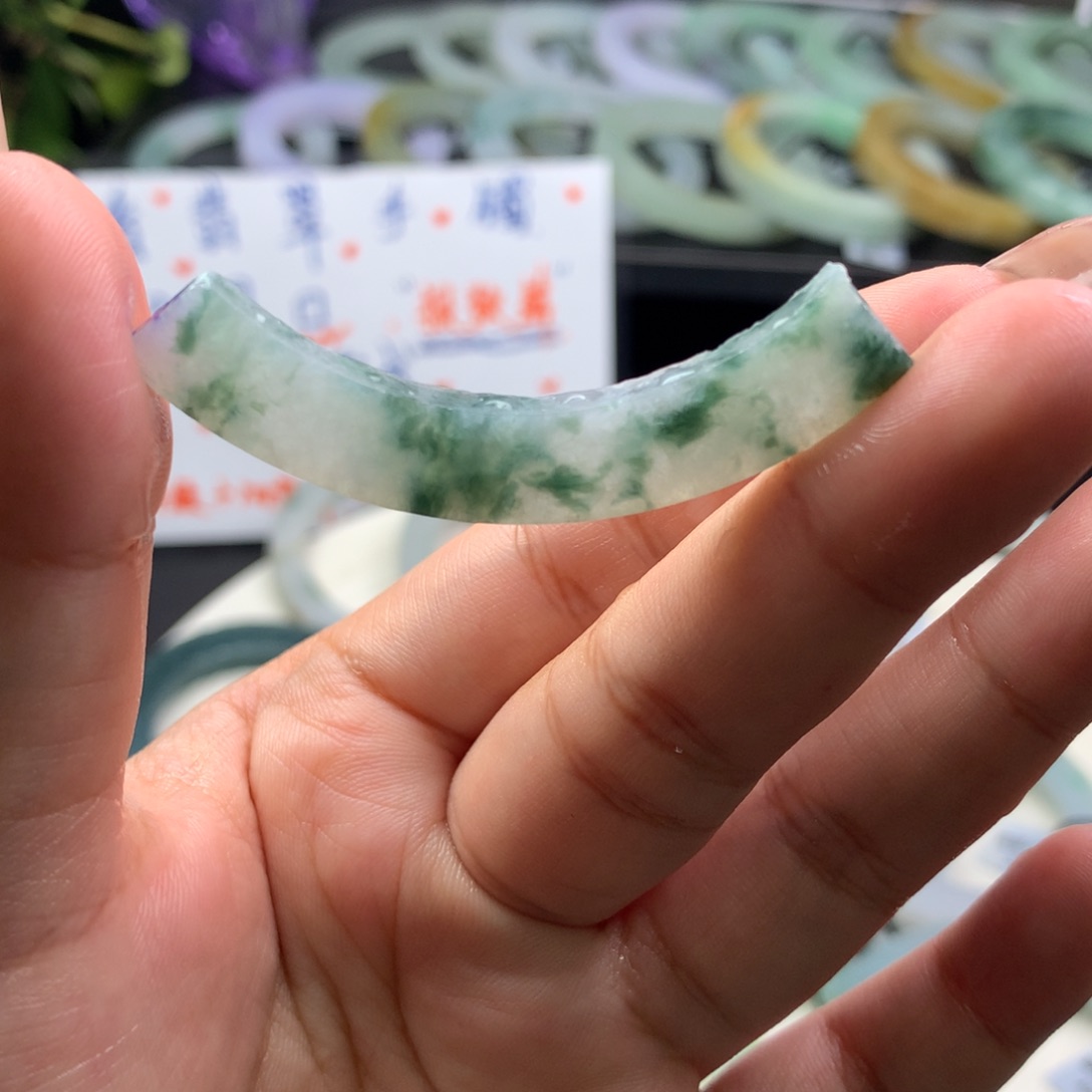 定制翡翠叮当镯未镶嵌玉恒