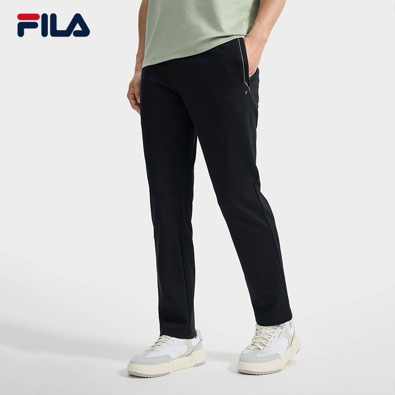 【简约透气舒适】Fila/斐乐男士秋季新款闲直口休闲长裤F11M533605F