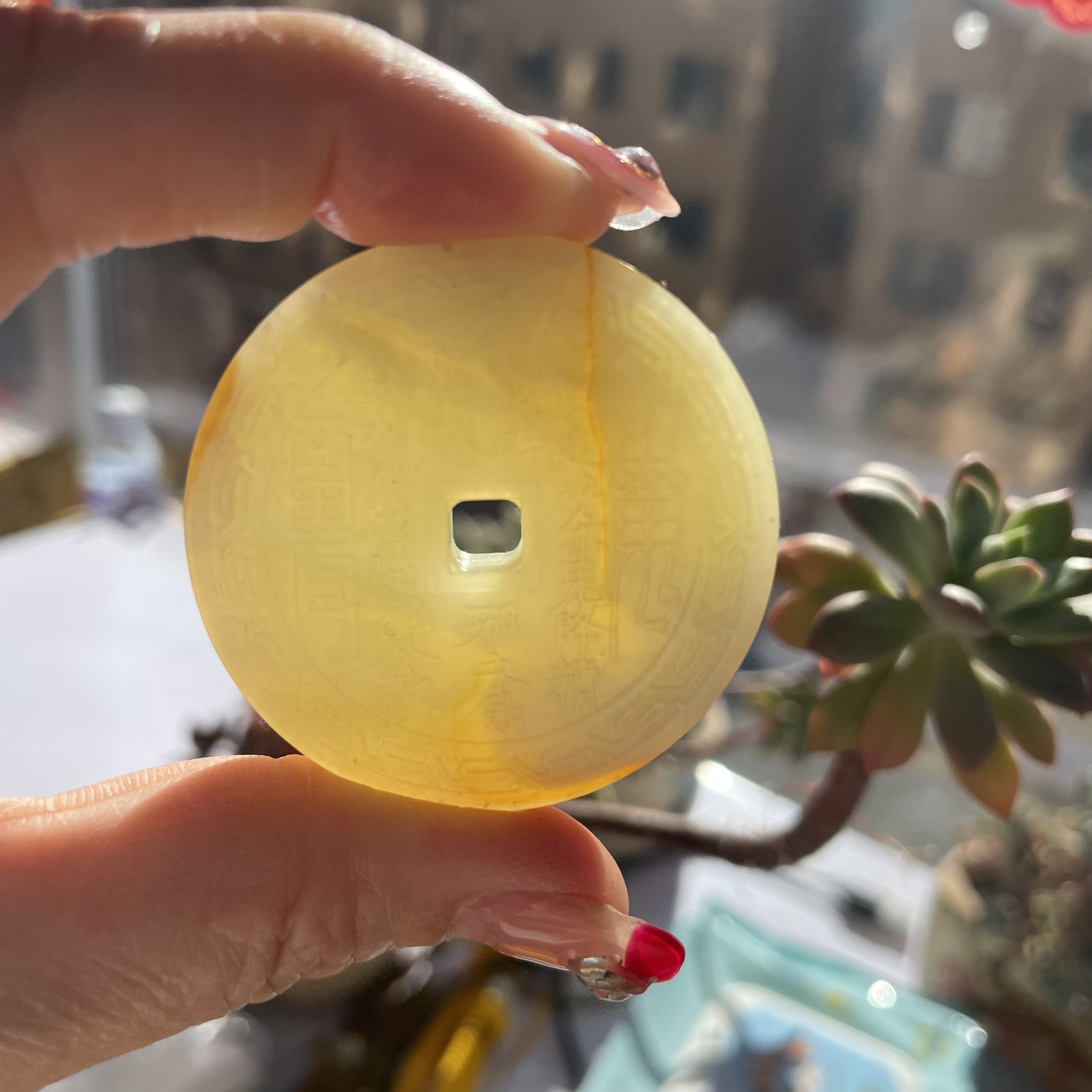 岫玉花料精品山鬼