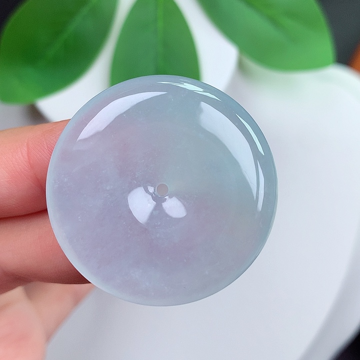 颈饰未镶嵌翡翠平安扣 33.7x6.0mm