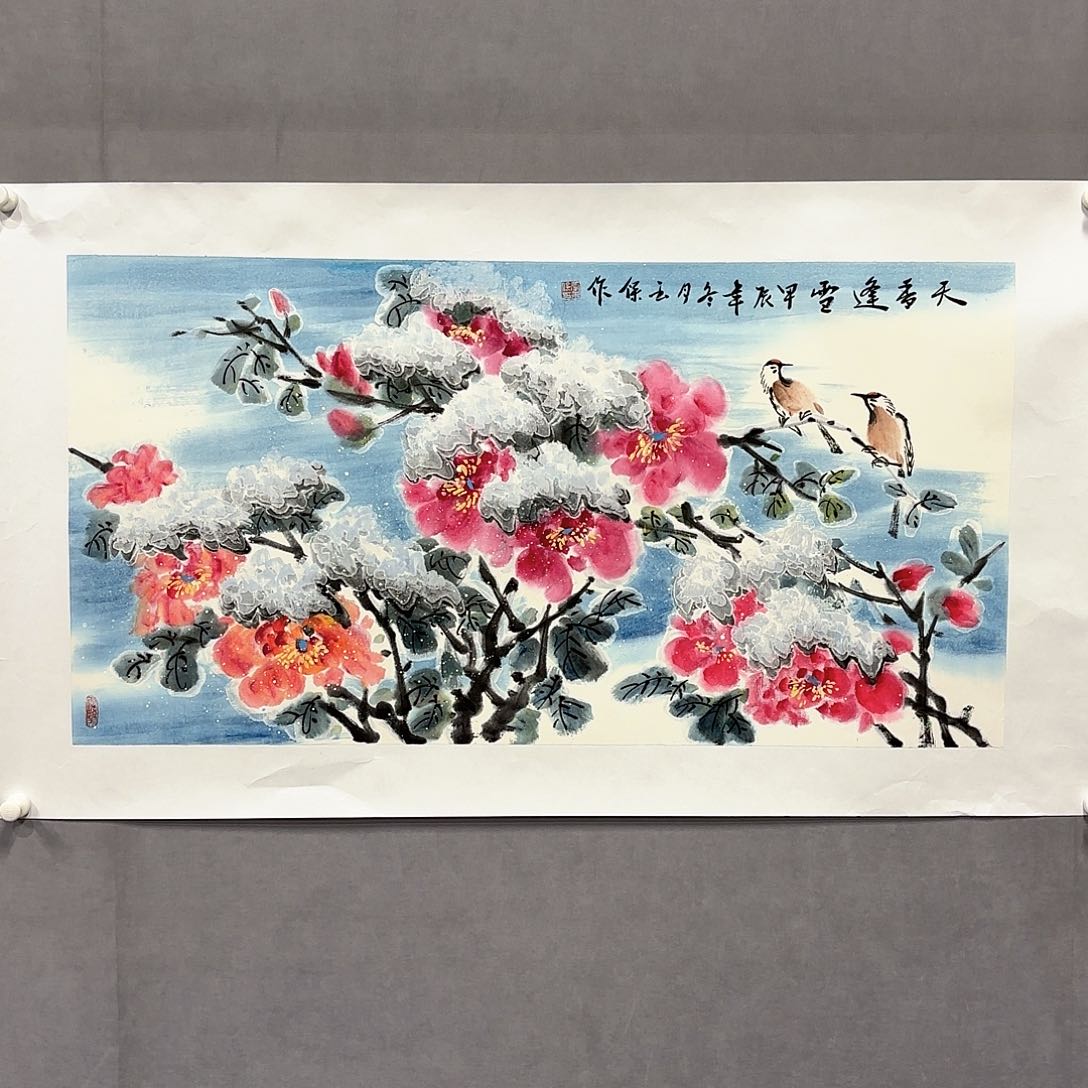 国画国画纯手绘作品请放心去藏