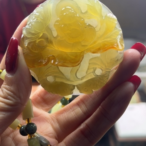 岫玉挂件未镶嵌挂件