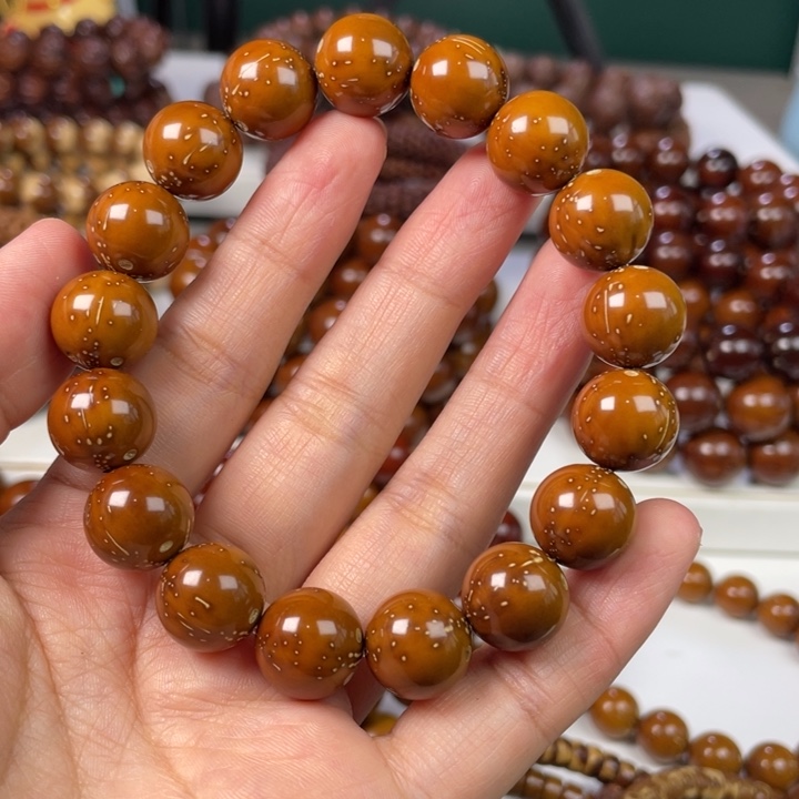 紫金鼠手串13尺寸练手款（多棕线）