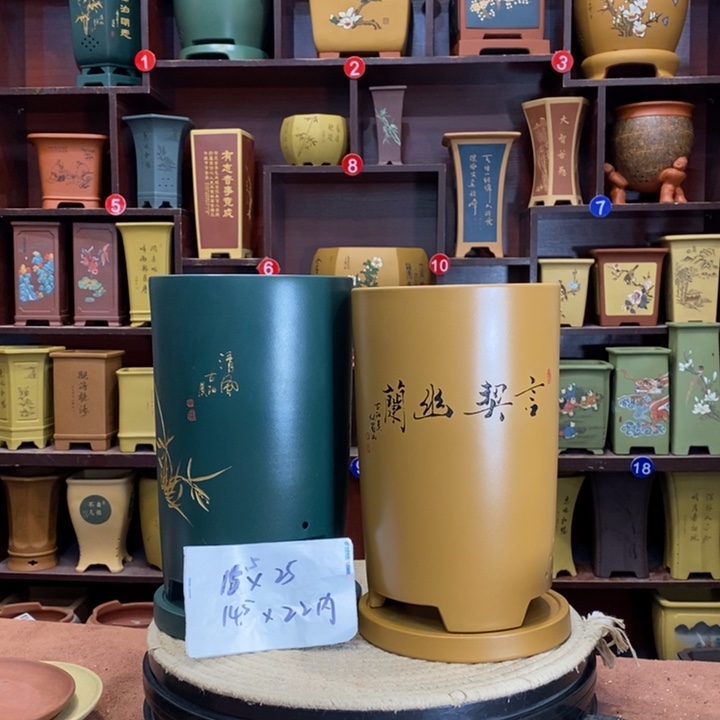 紫砂花盆紫砂花盆