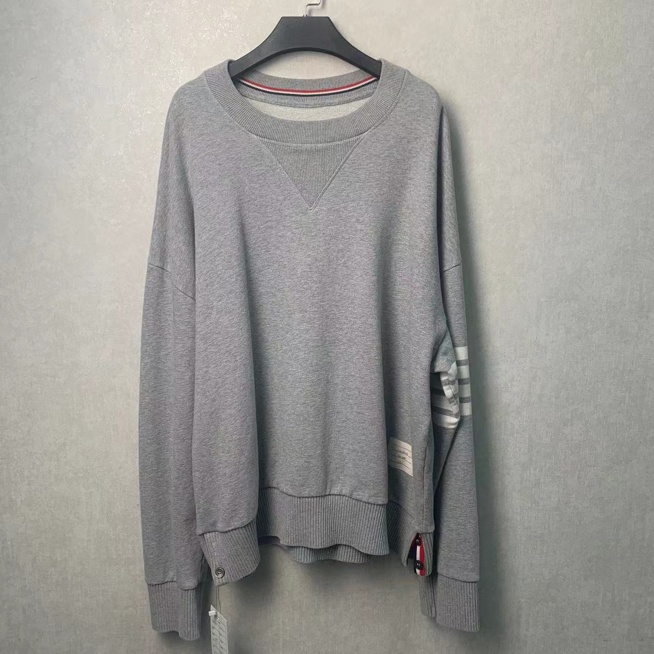 95新 THOMBROWNE 灰色长袖卫衣3码