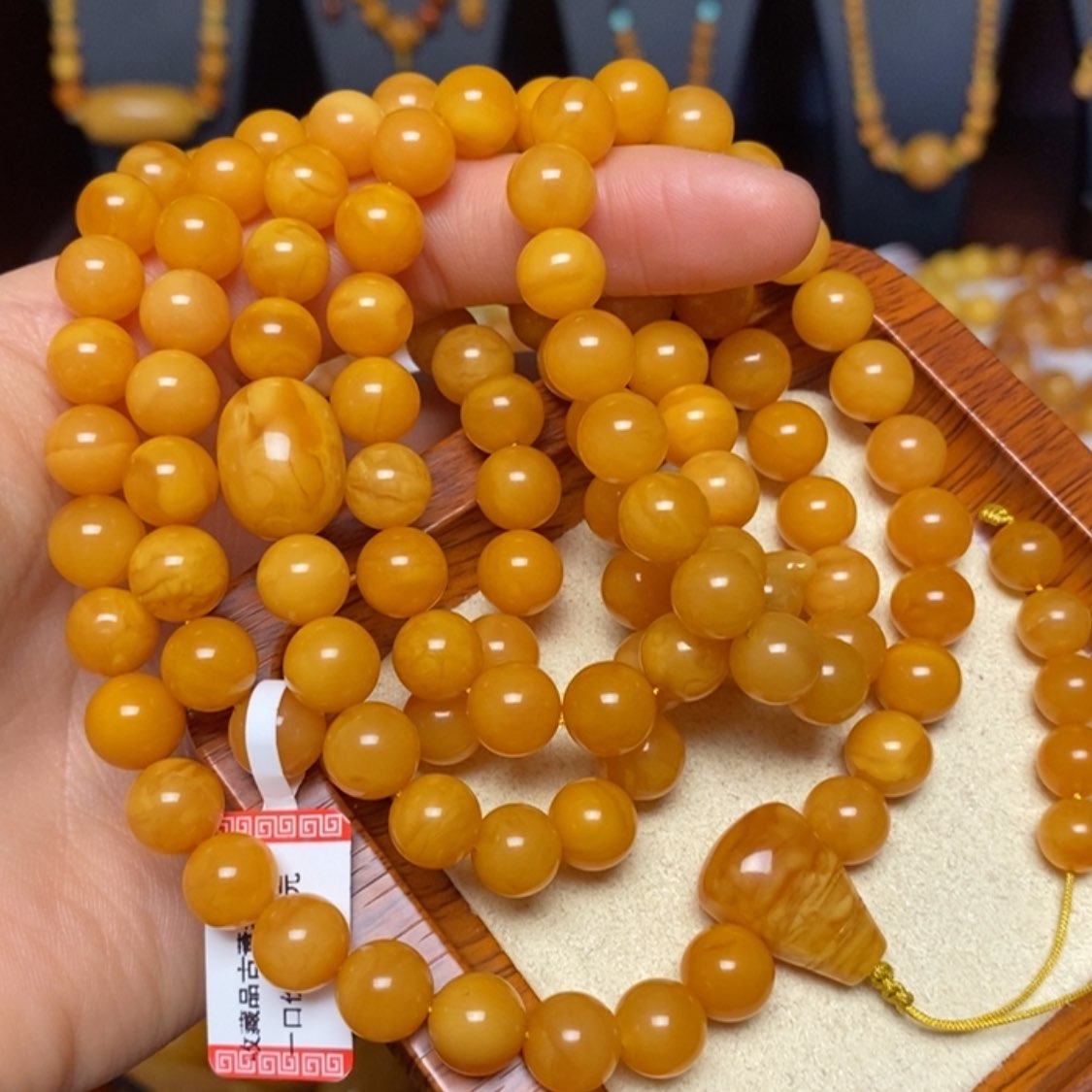 【闪购商品】未镶嵌蜜蜡手链手串