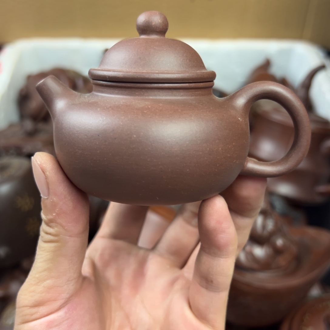 茶壶紫砂宜兴原矿紫砂壶130毫升容量