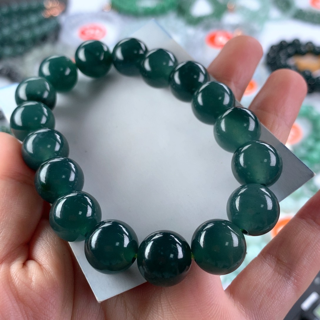 未镶嵌手链翡翠卡12.6