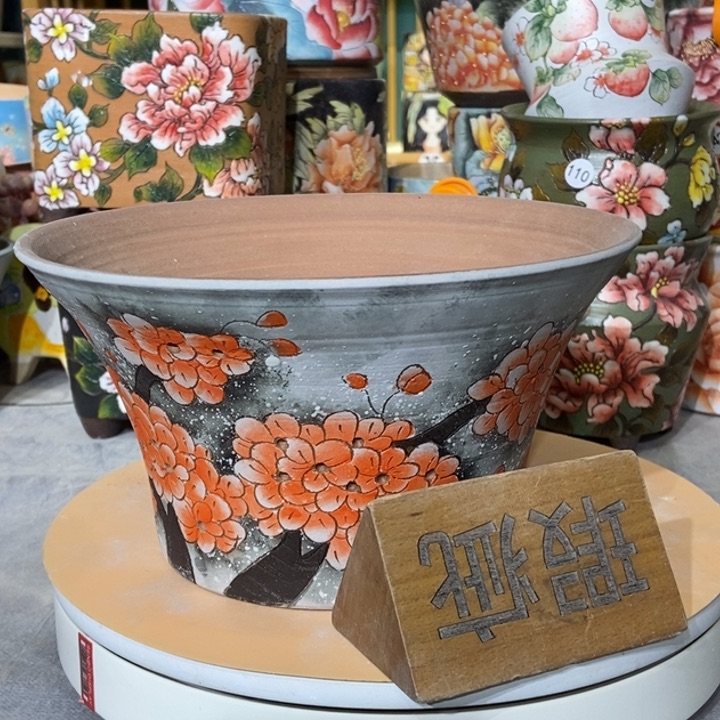 红陶景德镇艺术手绘作品