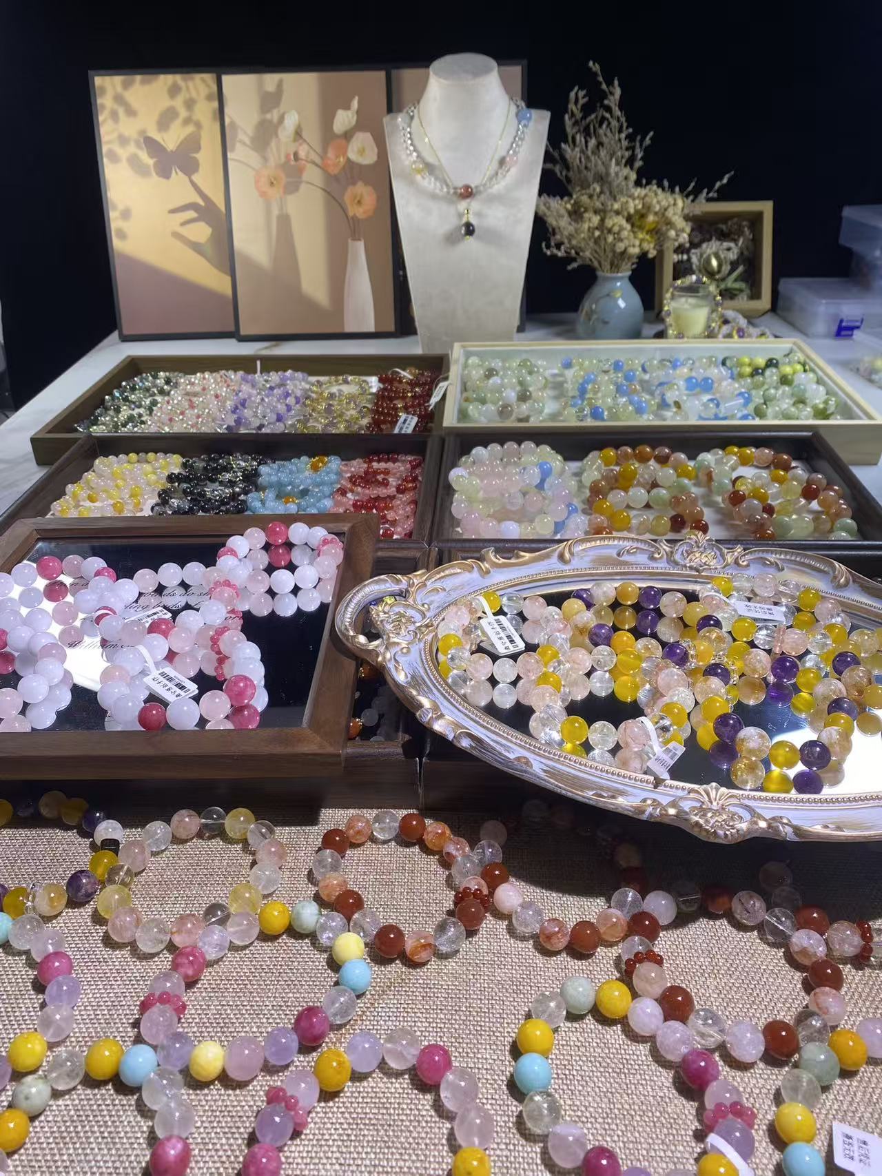 3号链接  水晶玛瑙玉石设计款手串（默认微瑕）