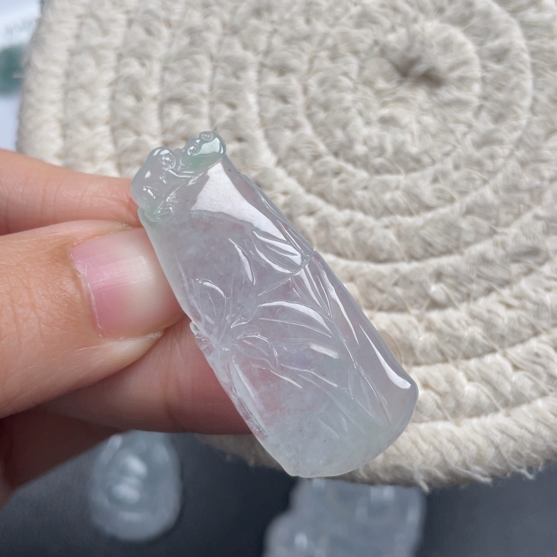 翡翠未镶嵌颈饰天然A货缅甸翡翠