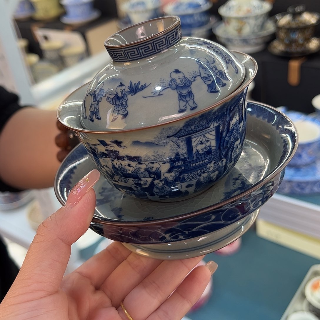 盖碗很漂亮我很喜欢