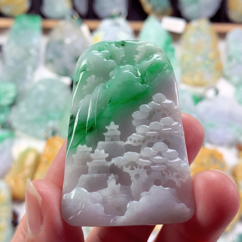 【闪购商品】翡翠吊坠(不含链)未镶嵌