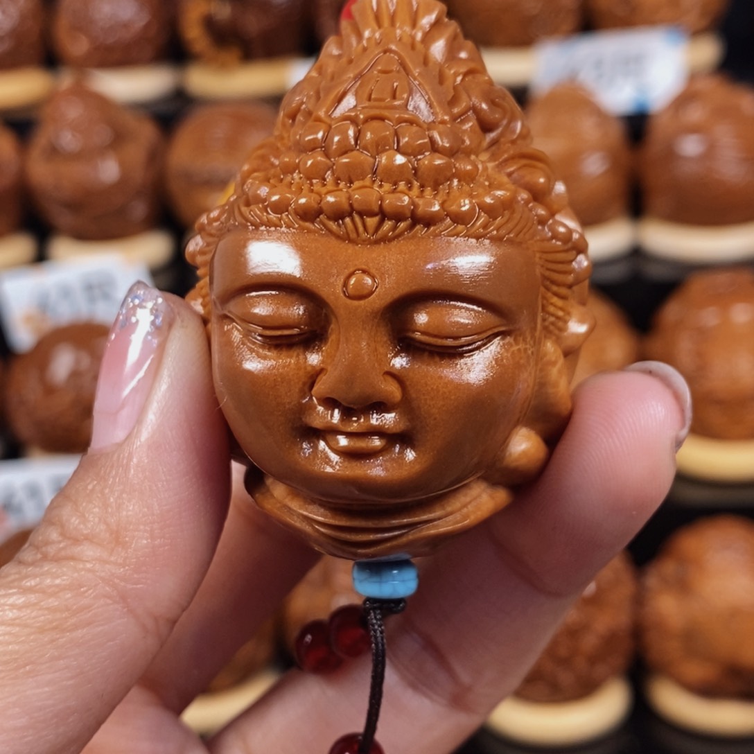 橄榄核吊坠观音单颗002