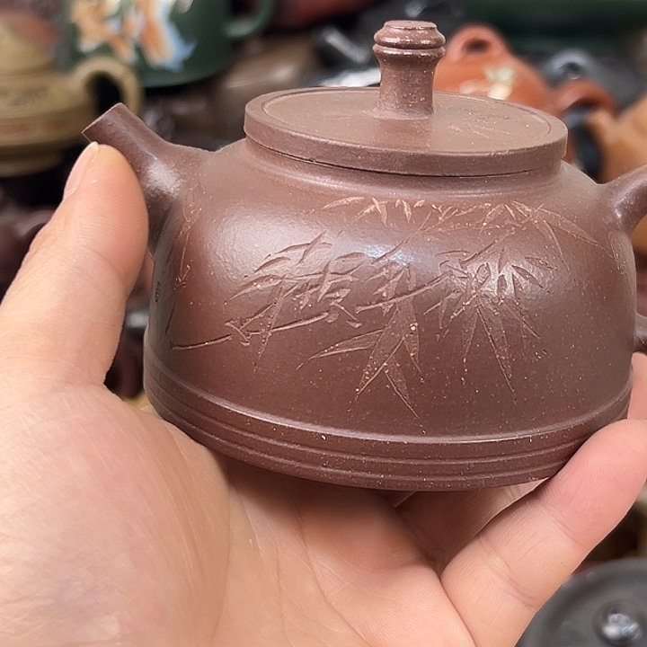 茶壶紫砂紫砂壶嘴跳砂盖子跳砂