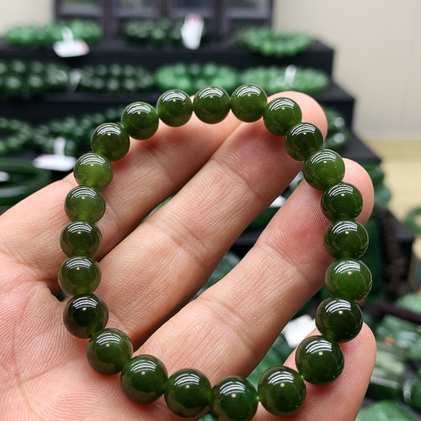 【闪购商品】和田玉（碧玉）手链未镶嵌