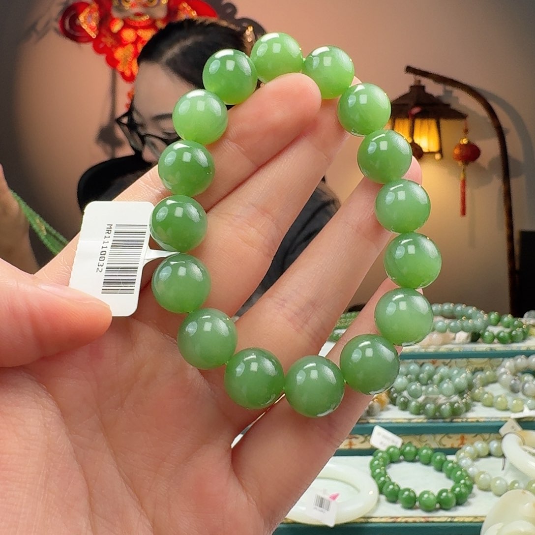 和田玉手串未镶嵌