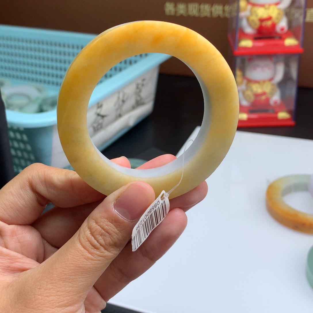 定制翡翠翡翠未镶嵌柠檬黄