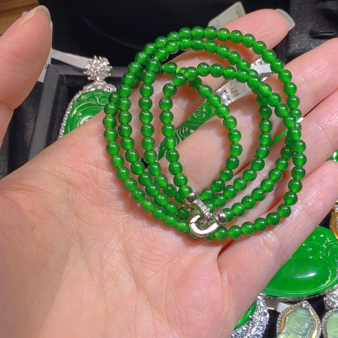 翡翠银S925镶嵌吊坠(不含链)