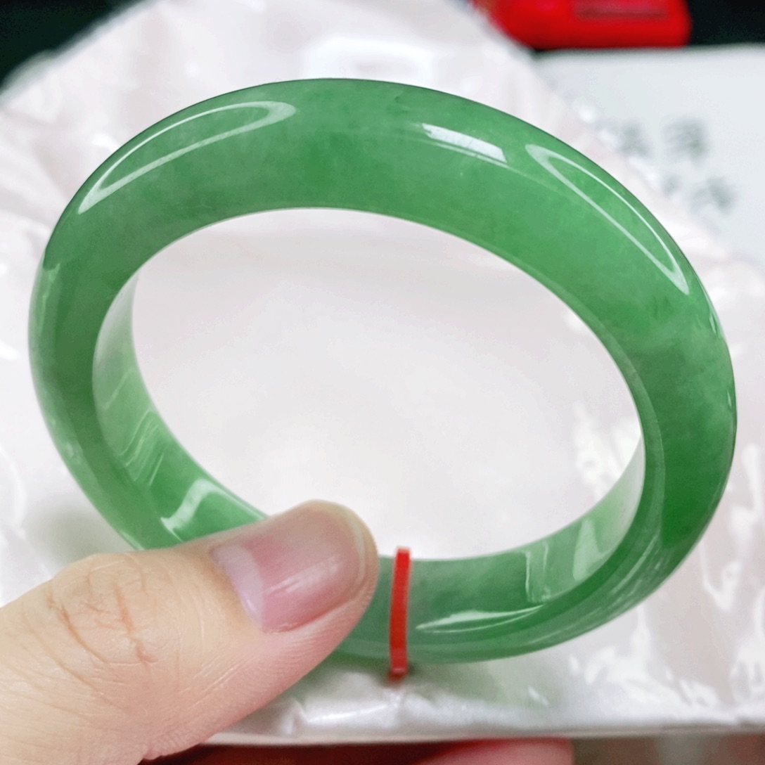 未镶嵌手镯翡翠53.5圈口