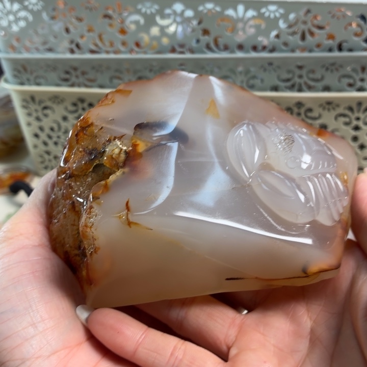 玛瑙/玉髓未镶嵌吊坠(不含链)
