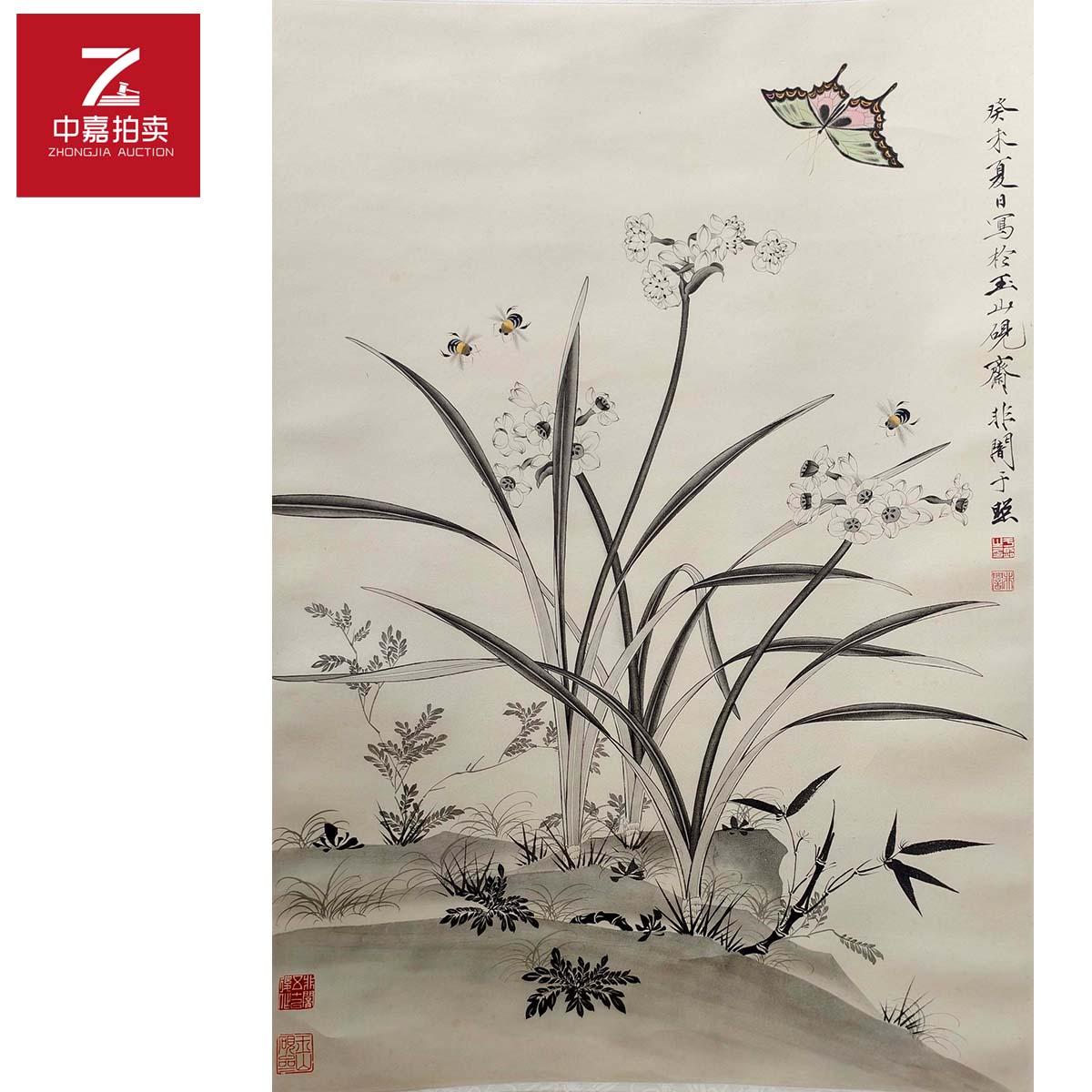 1-4-5 0020YFA绘画立轴45x65