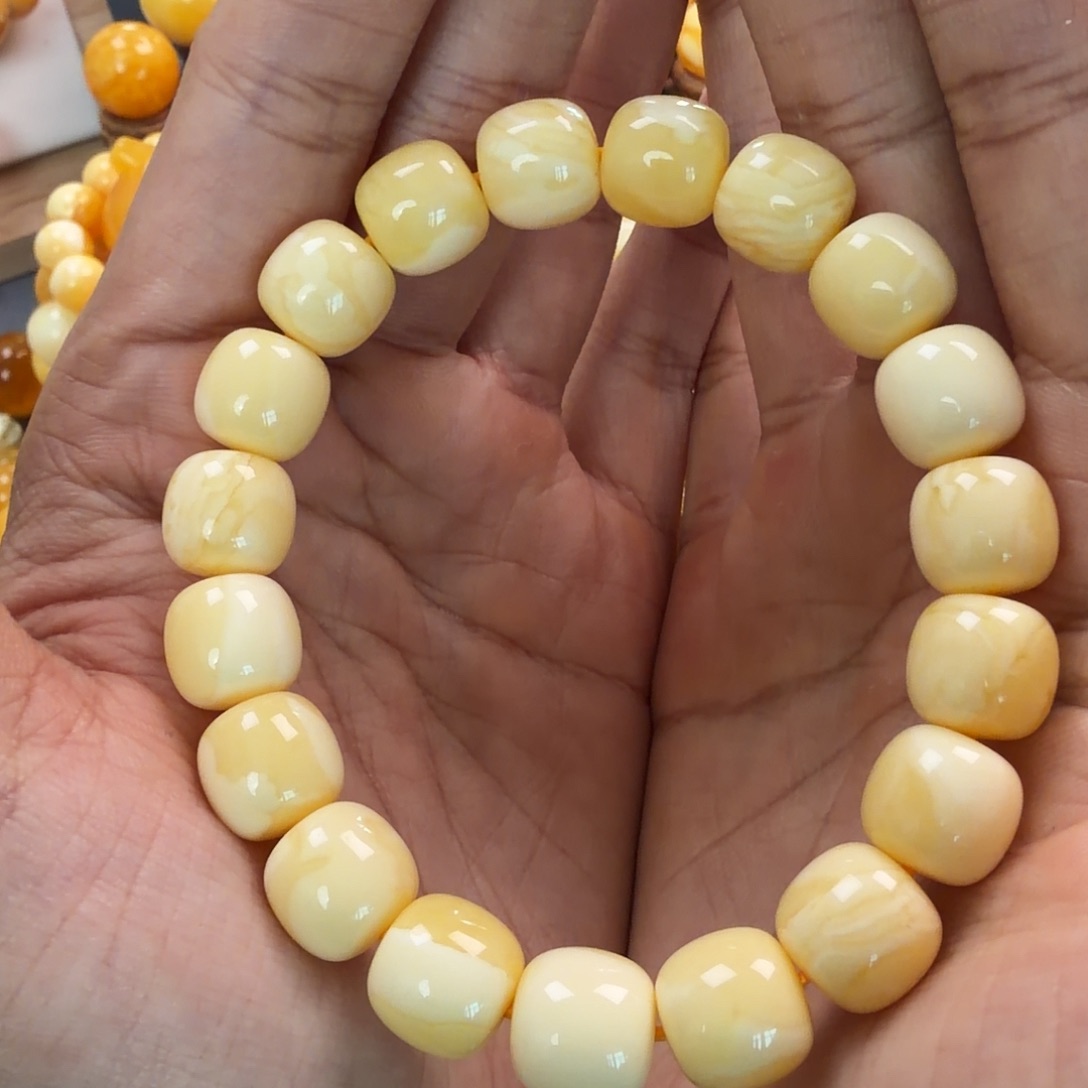 琥珀未镶嵌珠宝奇石12mm同料