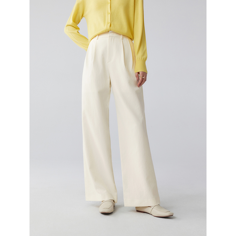 中空纱阔腿裤352618008