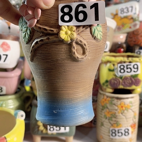 红陶多肉植物花盆