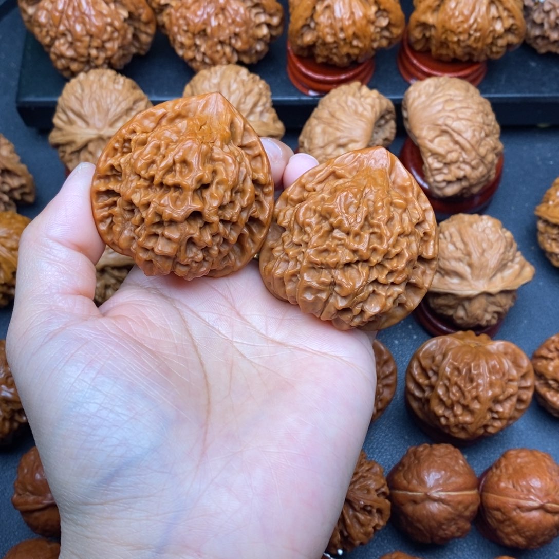 文玩核桃把件47官帽