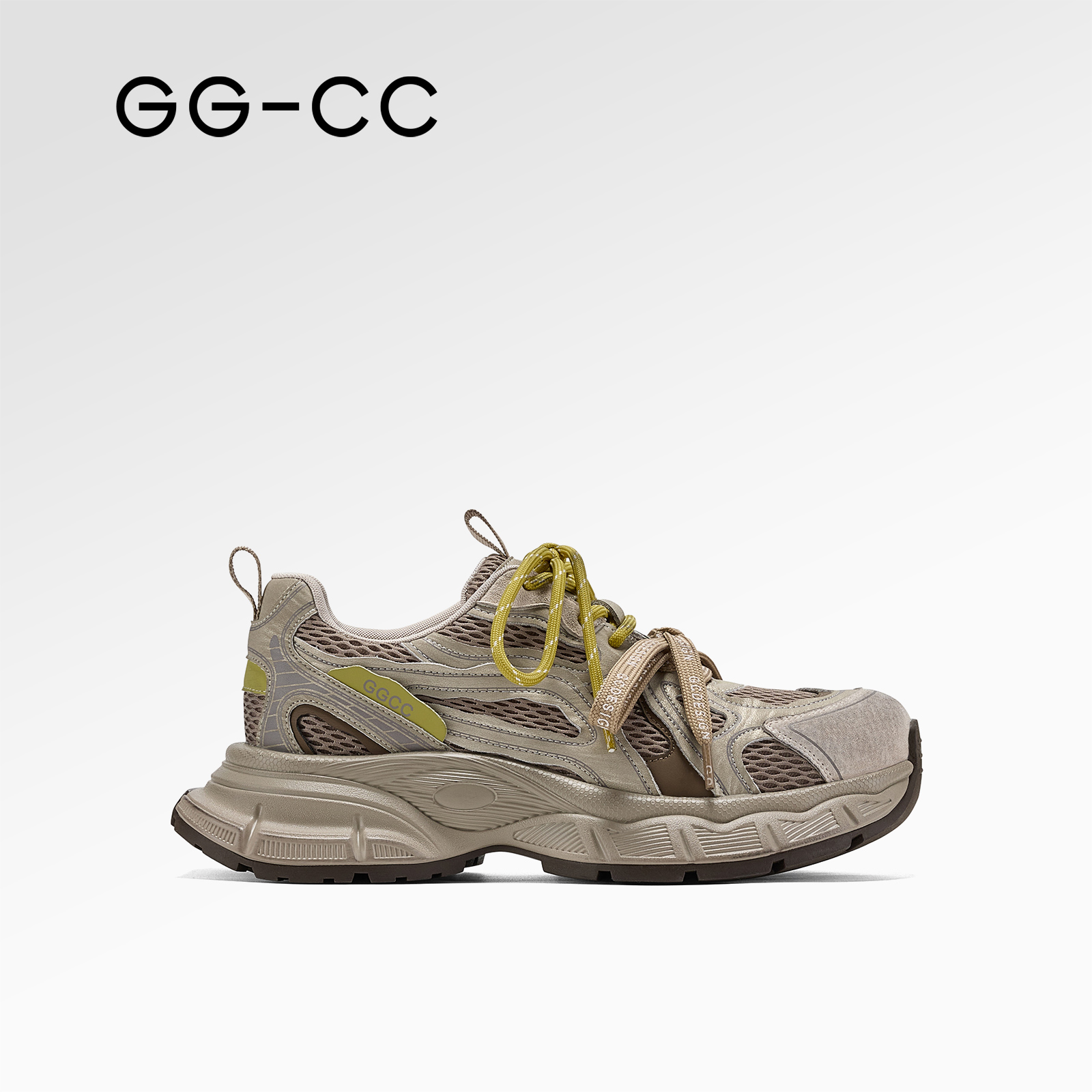 【火星轨迹】GGCC2026年春季新款复古做旧老爹鞋女8612