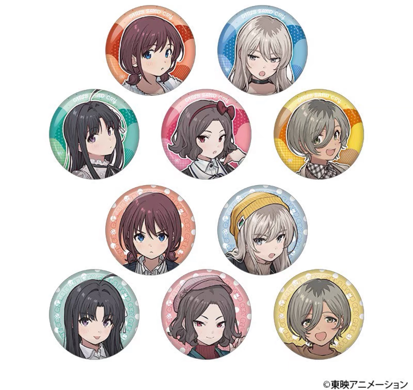 正版日谷-哭泣少女乐队ORIGINAL GOODS LINEUP夜水母联动潮玩盲盒