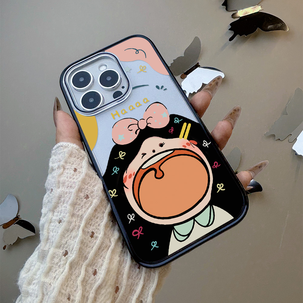 【AI键全包】可爱女孩适用苹果16promax手机壳iphone15/17
