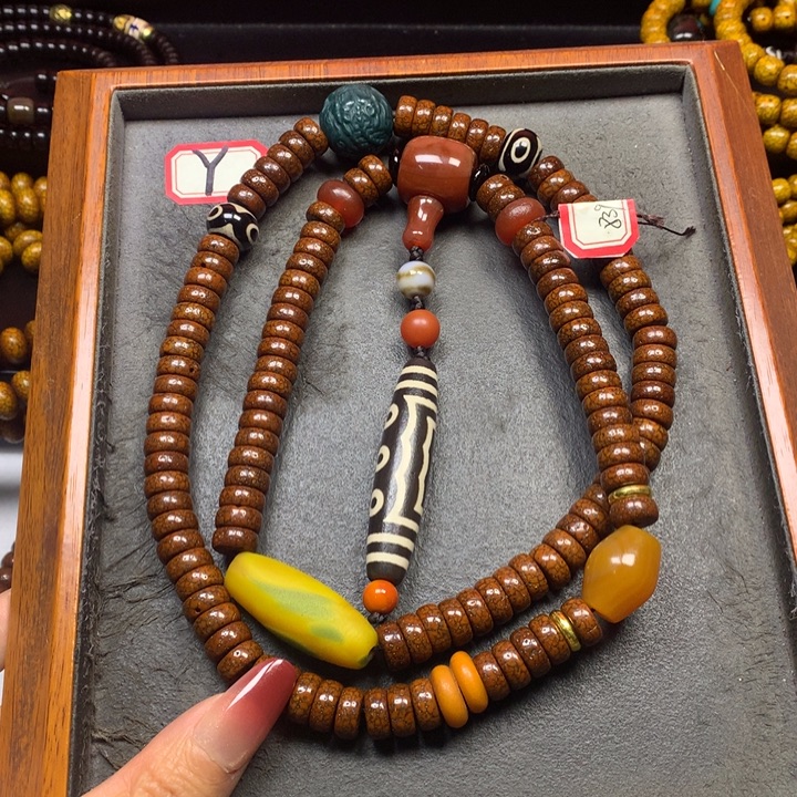 听***雨吊坠星月菩提菩提