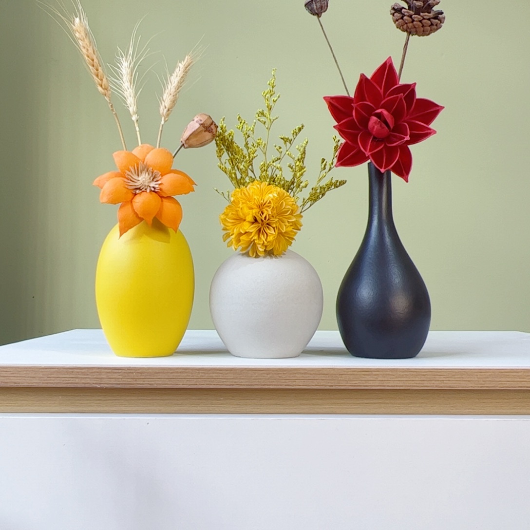 陶瓷花瓶陶瓷花瓶带花高度20-30厘米左右