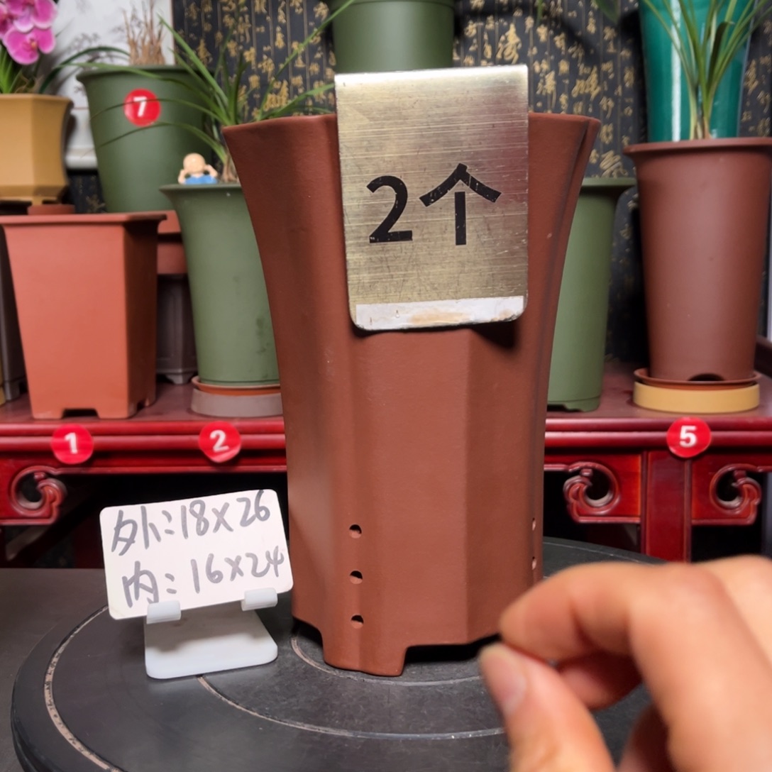 紫砂花盆紫砂花盆