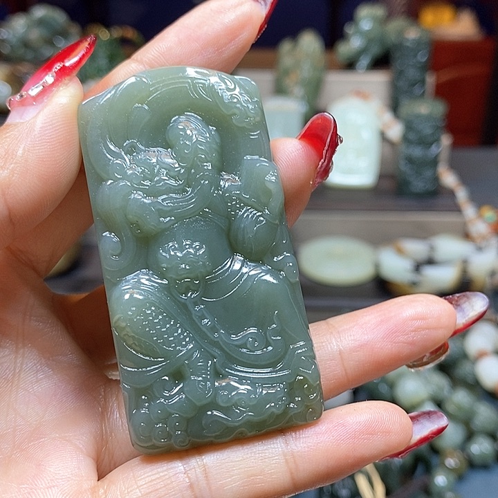 和田玉挂件未镶嵌