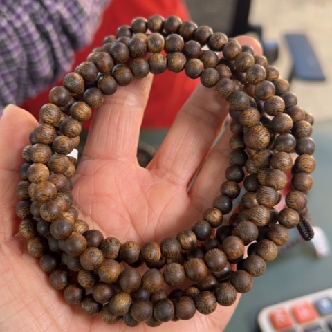 沉香手串紫棋沉水浮14克卡0.6多样性发1条