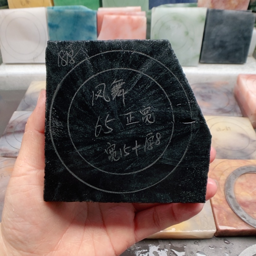 【闪购商品】黑曜岩手镯未镶嵌凤**沙加工定制