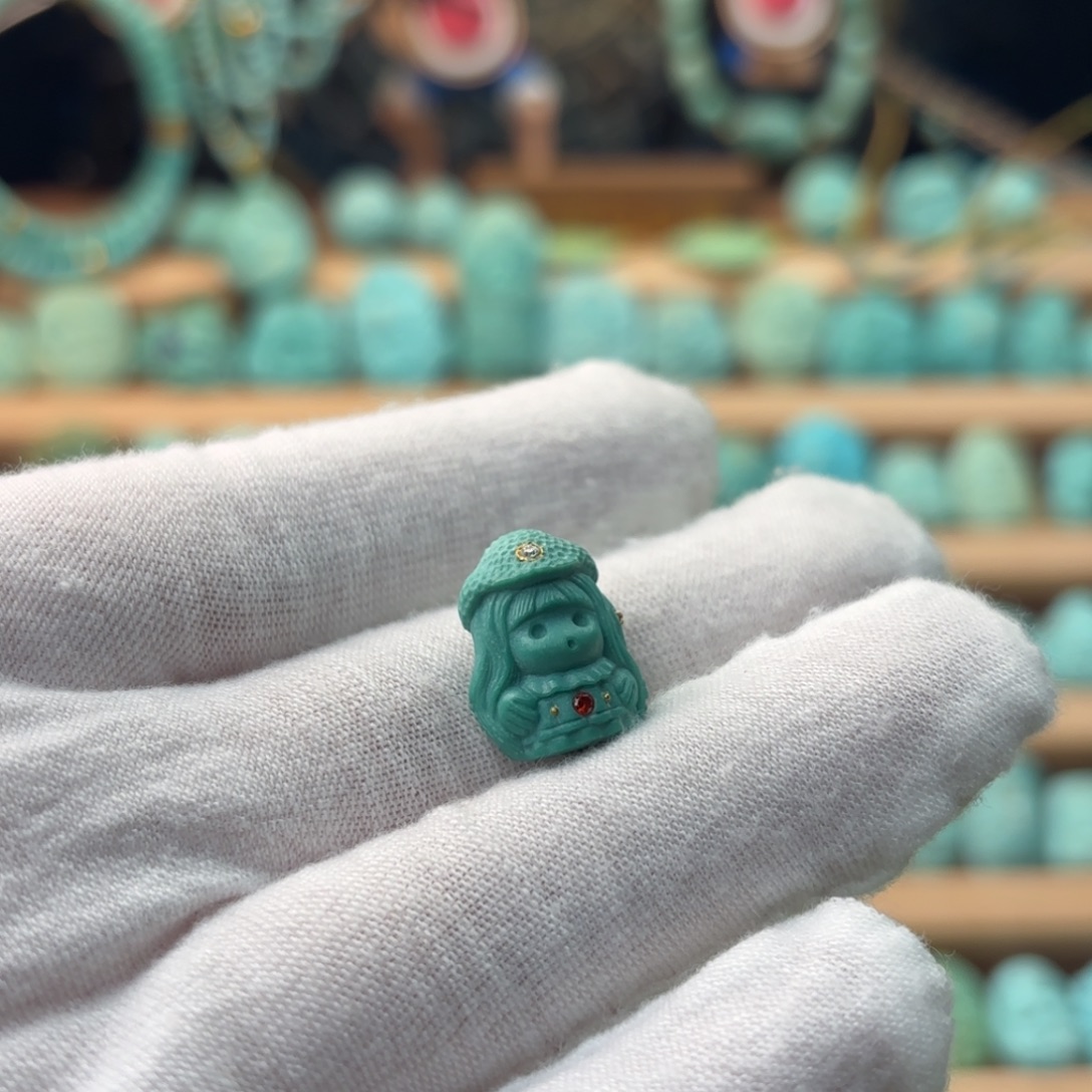 绿松石未镶嵌配饰