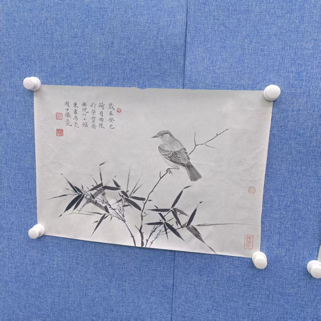 赵少俨花鸟国画1