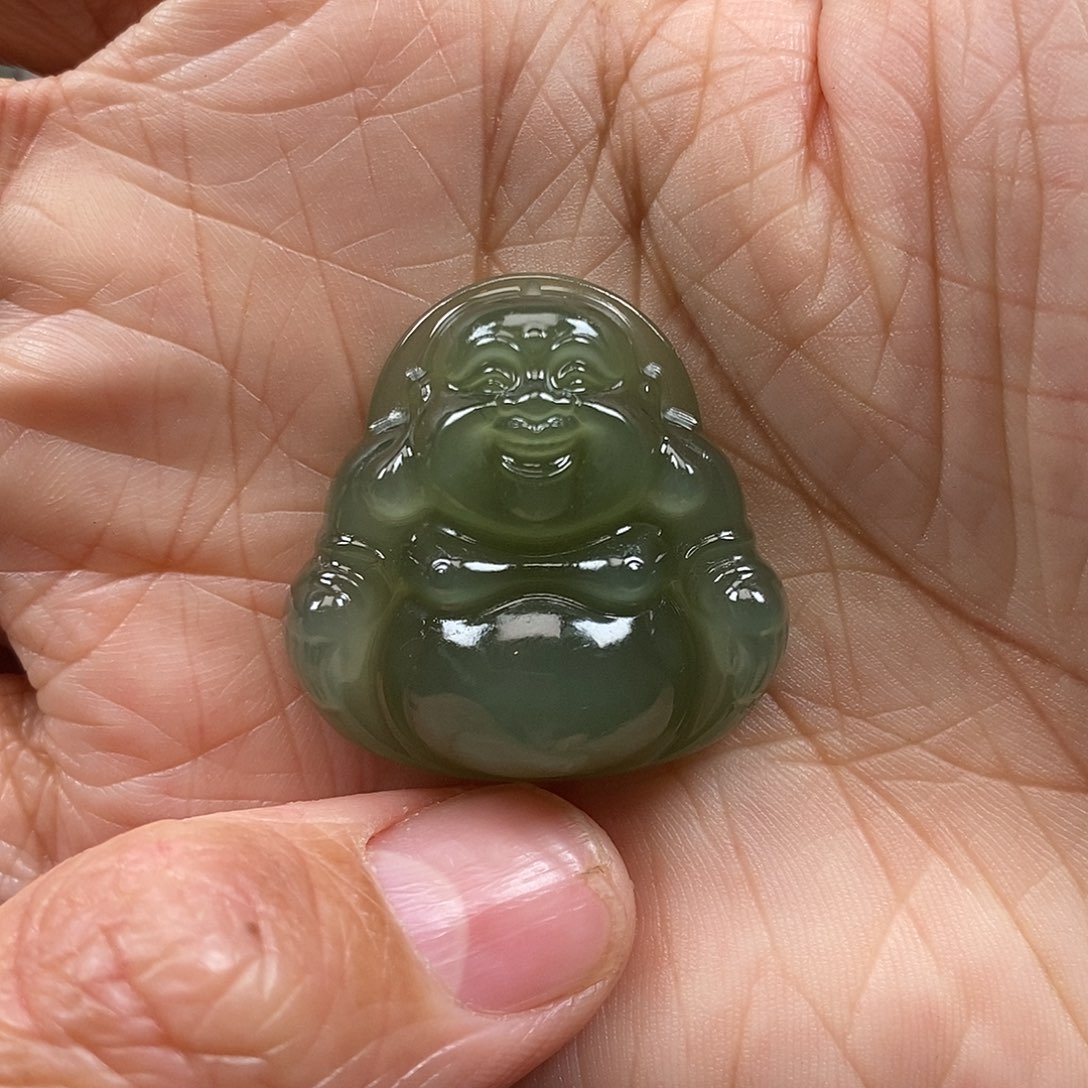 和田玉颈饰未镶嵌卡30