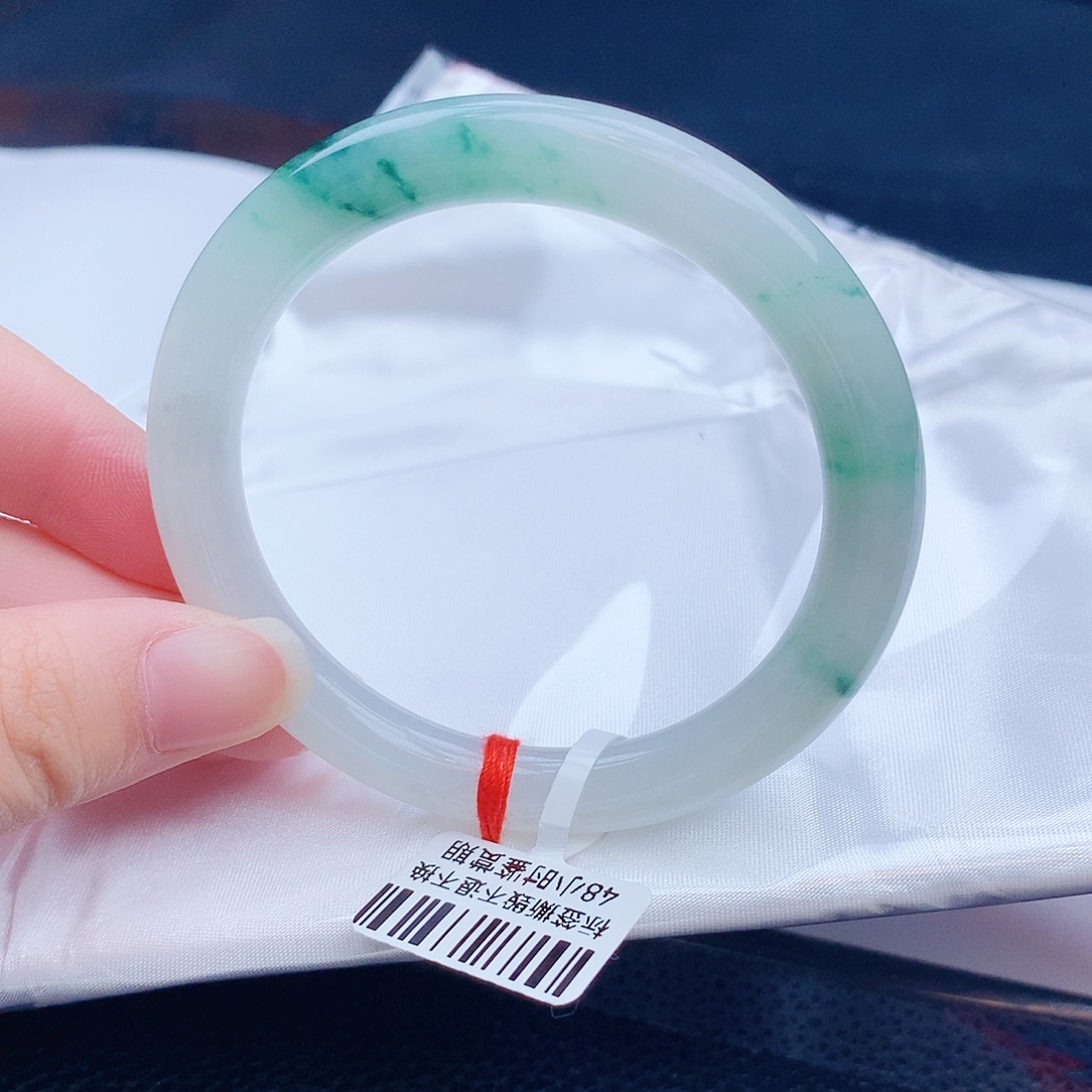 翡翠未镶嵌手镯缅甸天然翡翠a货手镯