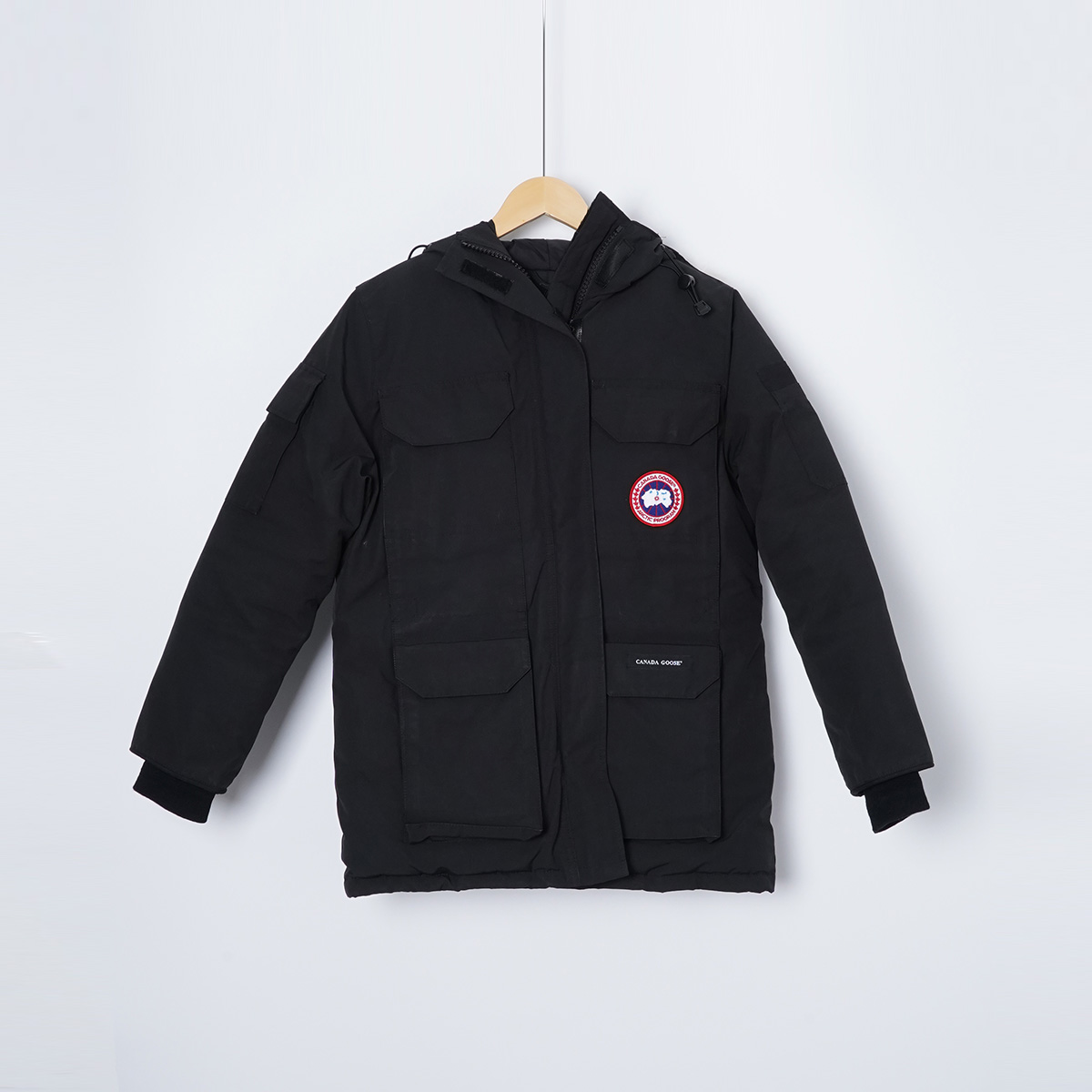 95新 CANADA GOOSE 白鸭绒/TH1463/羽绒服/M码休闲羽绒服外套秋冬