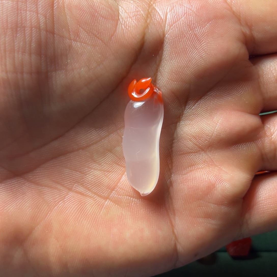 南红玛瑙未镶嵌吊坠(不含链)