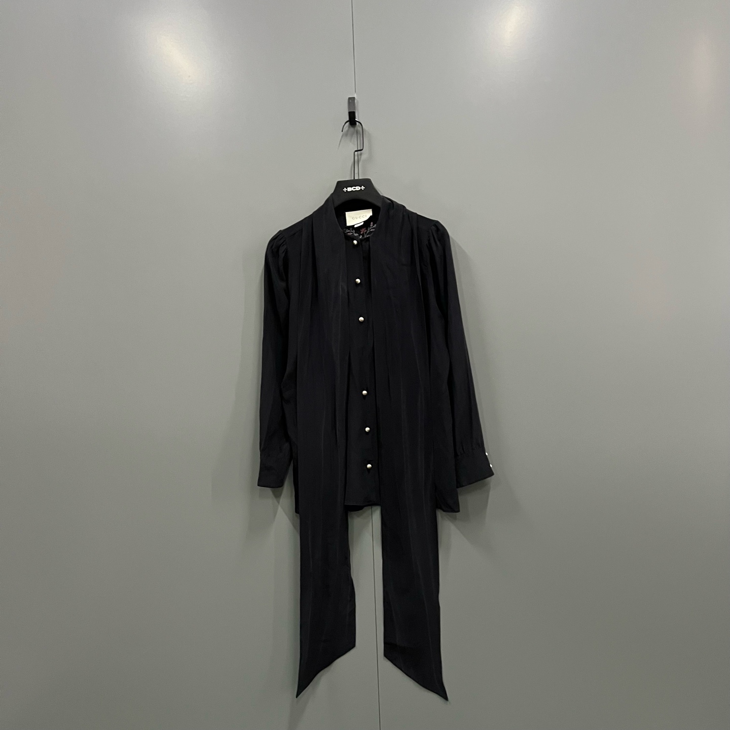 99新 GUCCI/古驰 tt16 背后花卉狮头衬衫 44码/98新/102786